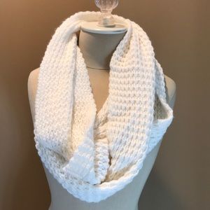 Cream Infinity Scarf